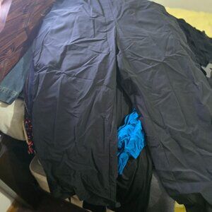 Lane Bryant Black Wide Leg Pants Size 28